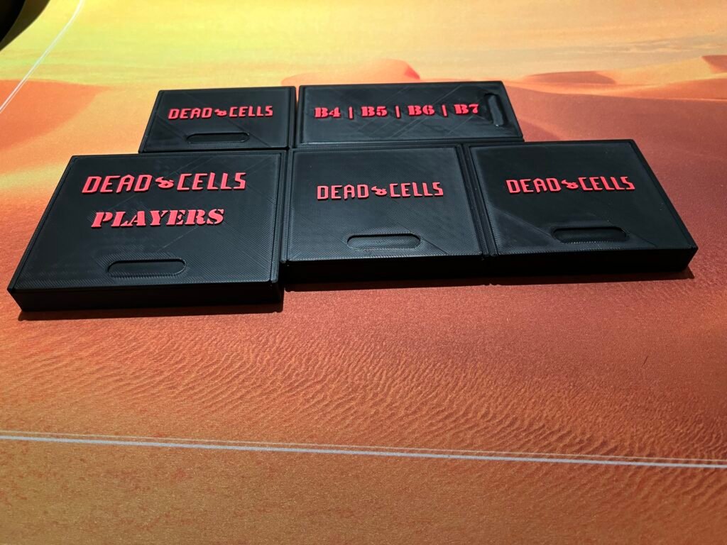 Boîtes à couvercles coulissants pour Dead Cells